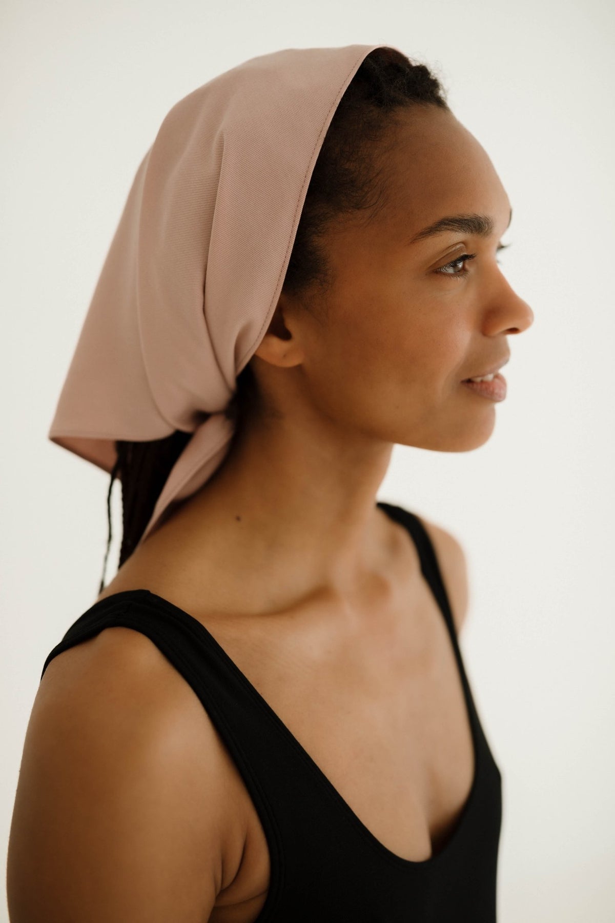 The Sauna Headscarf Dusty Rose